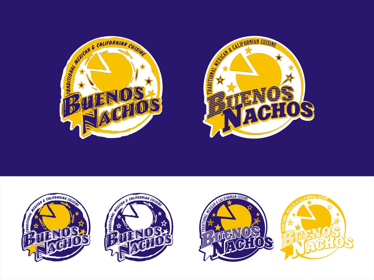 Buenos Nachos logo by Kate's Design Studio