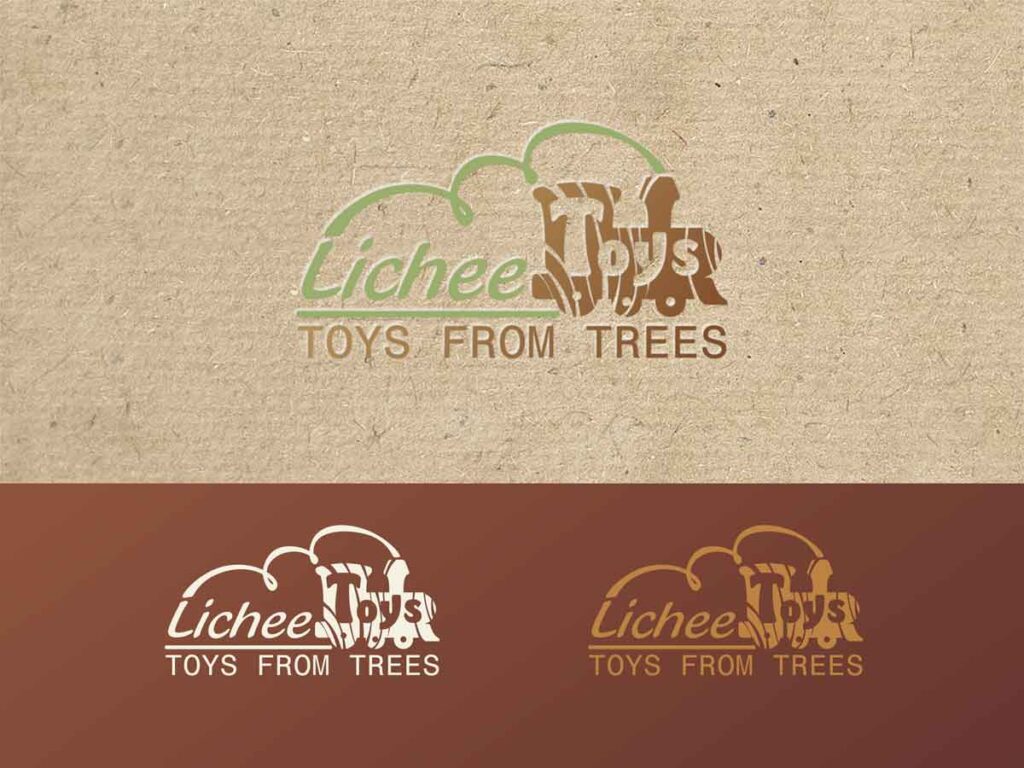 Licheetoys logo by Kate's Design Studio