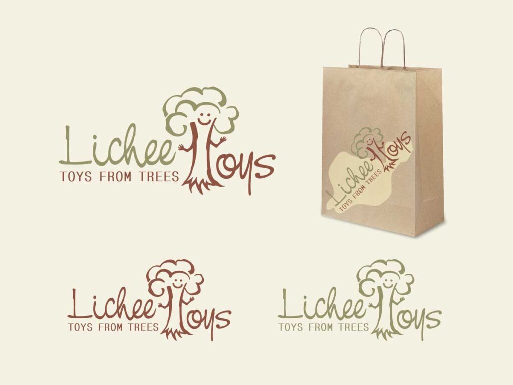 Licheetoys logo by Kate's Design Studio